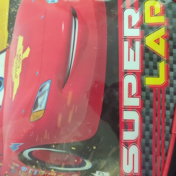 Disney Pixar Cars Super Lap Flying Lap 0.2"Gap Backpack 11x9 EUC - Picture 8 of 12